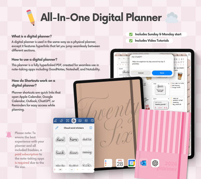 2026 Digital Planner (worth $25.99)