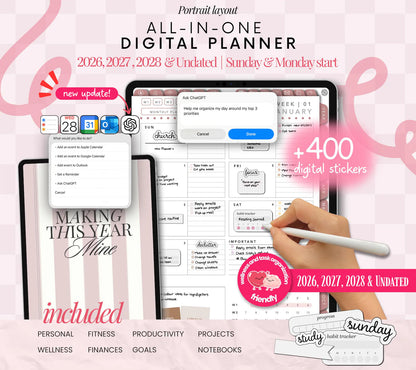 2026 Digital Planner (worth $25.99)